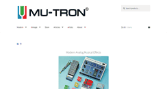 Desktop Screenshot of mu-tron.com