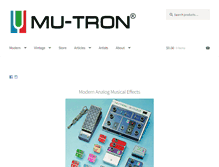 Tablet Screenshot of mu-tron.com